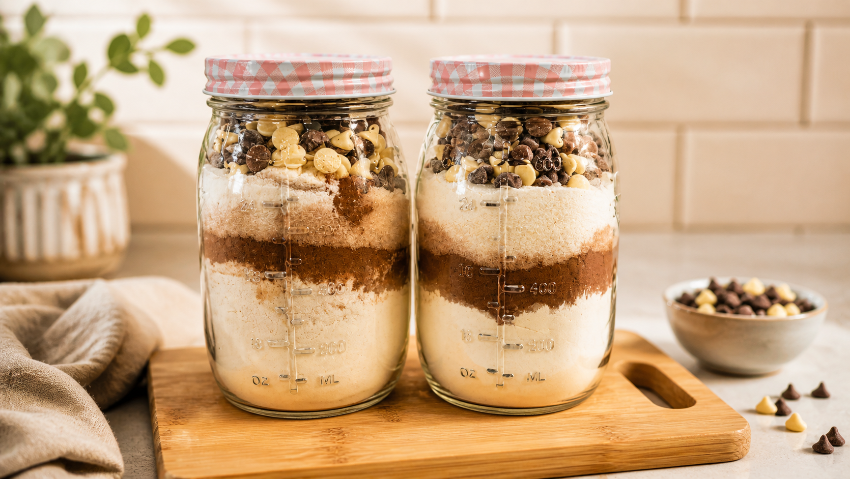 Choc Chip Muffin Jars